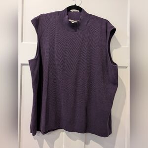 Purple Sleeveless Women's Top